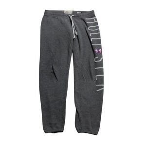 Womens Y2K Grey Hollister Preppy Surf Sweatpants